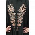 Designer Irani Kaftan with embroidery work- Dark Green